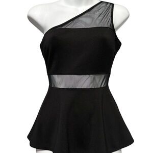 G by GUESS Black One-Shoulder Top